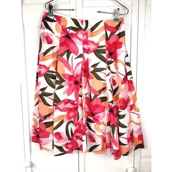 FLORAL COTTON SKIRT (0904) - Picture 1 of 1